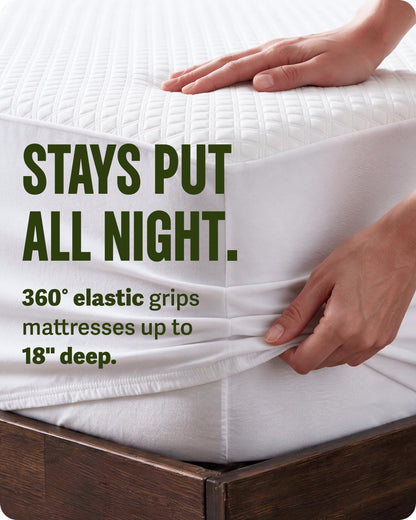 Waterproof Mattress Protector – Soft, Quiet & Washable Bed Cover