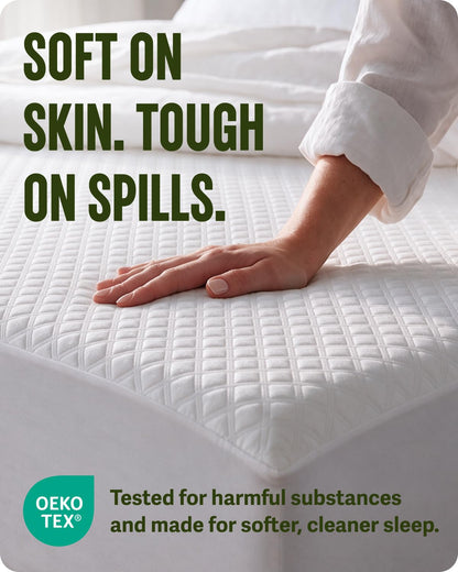 Waterproof Mattress Protector – Soft, Quiet & Washable Bed Cover